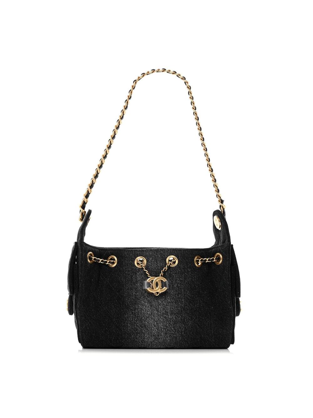 Washed Denim Quilted Mini Chanel 25 #294794C60B